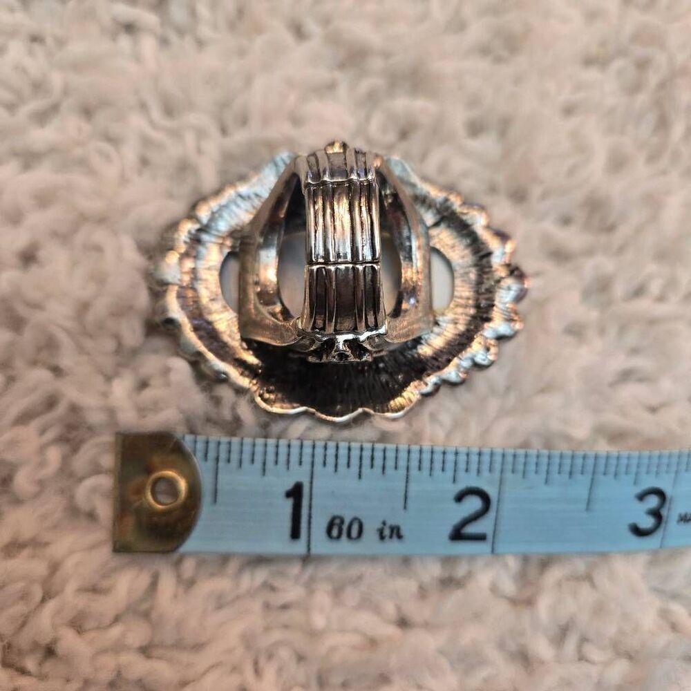 NWOT Zebra Rhinestone Stretch Ring - Picture 7 of 7